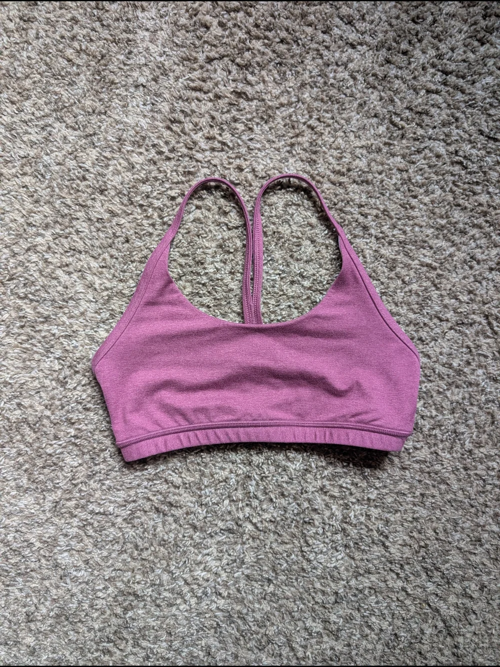 Fleo Dusty Pink High-Waist Leggings & Racerback Sports Bra Set